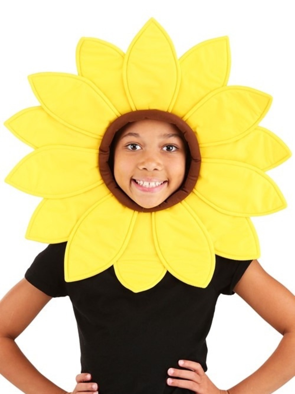 Kids Yellow Sunflower Costume Headpiece